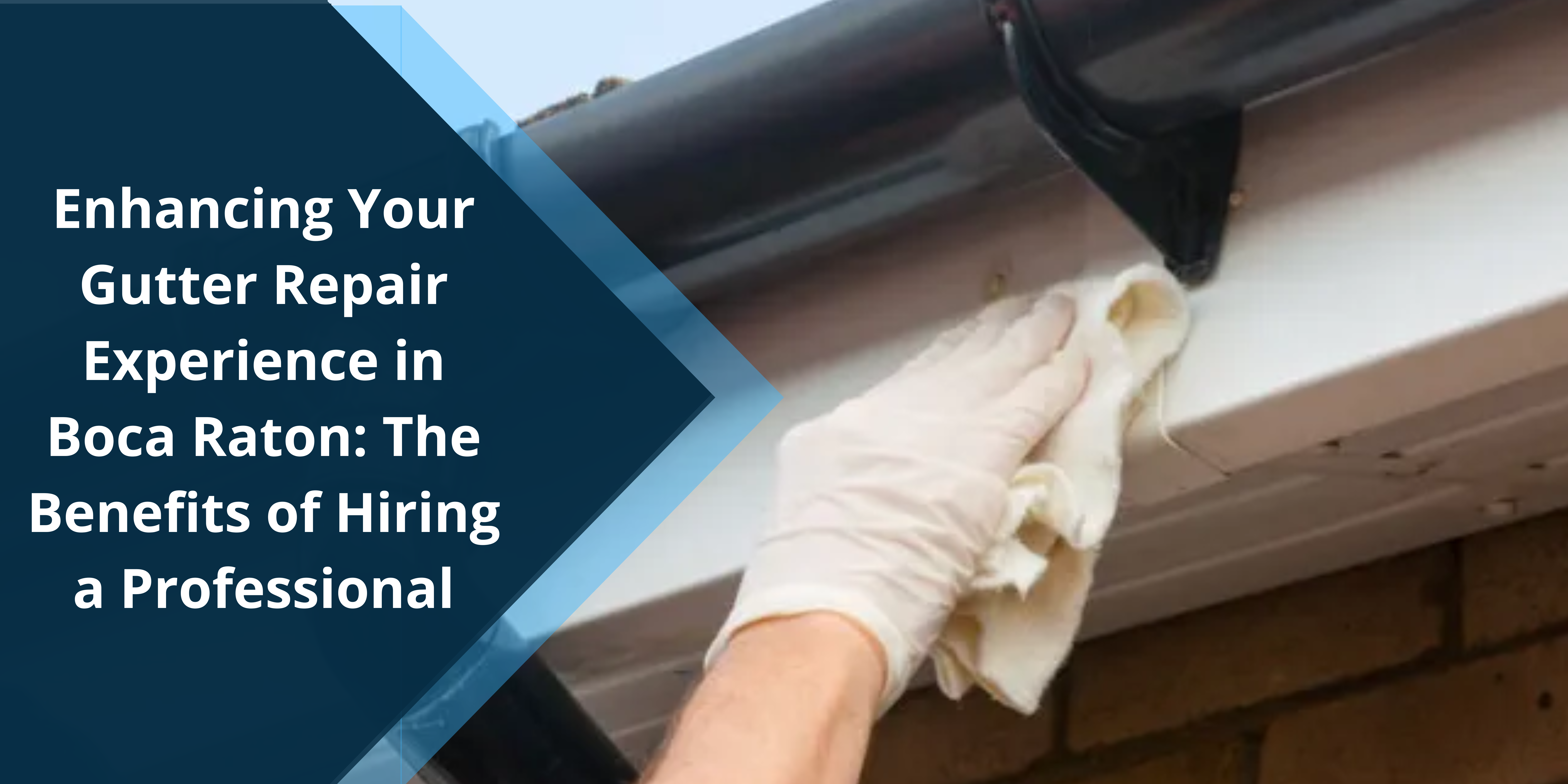 Professional gutter repair services in Boca Raton